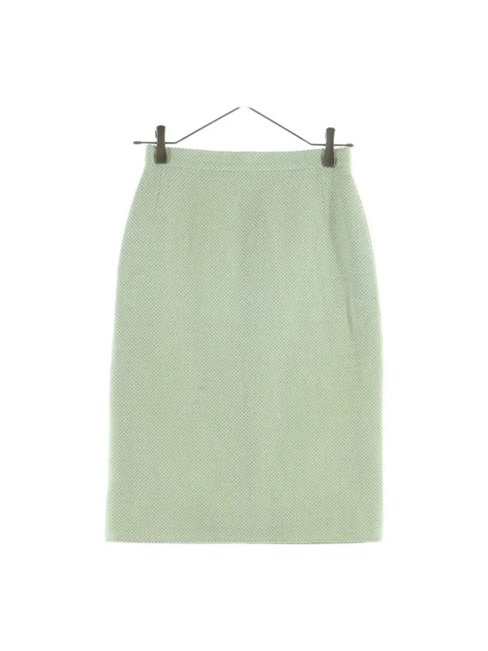 Chanel Vintage Double Breasted Skirt Green